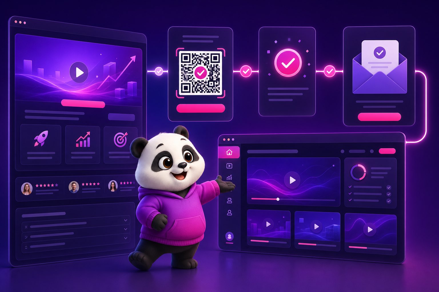 Trang bán nối thanh toán tự động trong phễu khóa học