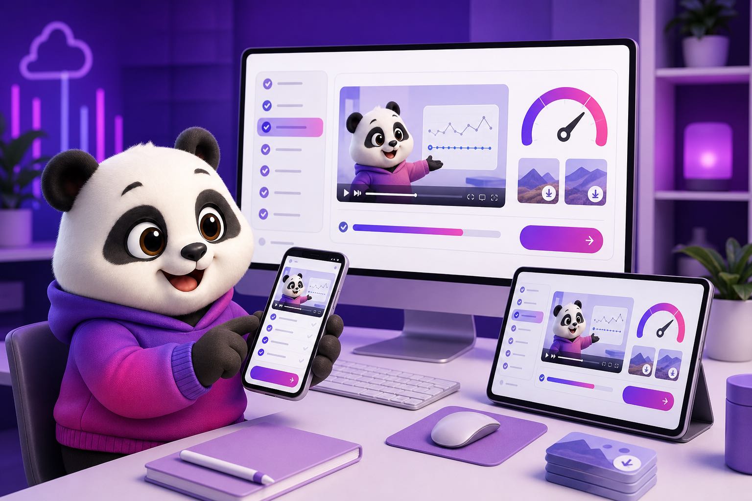 Gấu KHA kiểm tra UX mobile và tốc độ website elearning