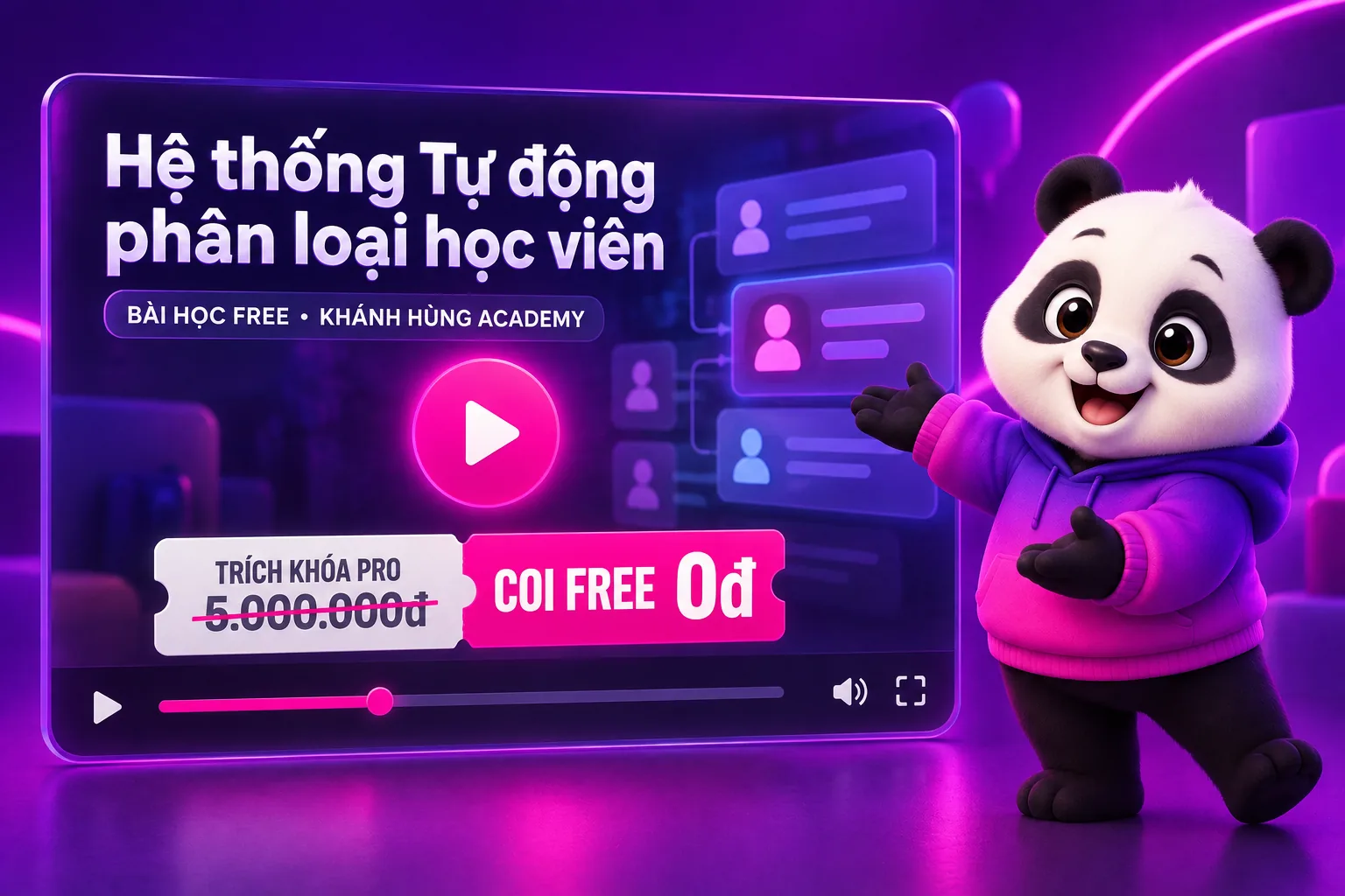 Video bài học miễn phí: Hệ thống tự động phân loại học viên