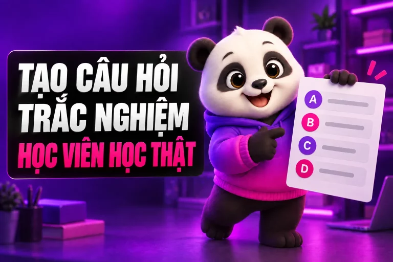 Tạo câu hỏi trắc nghiệm: Bí quyết phân loại & giữ chân học viên