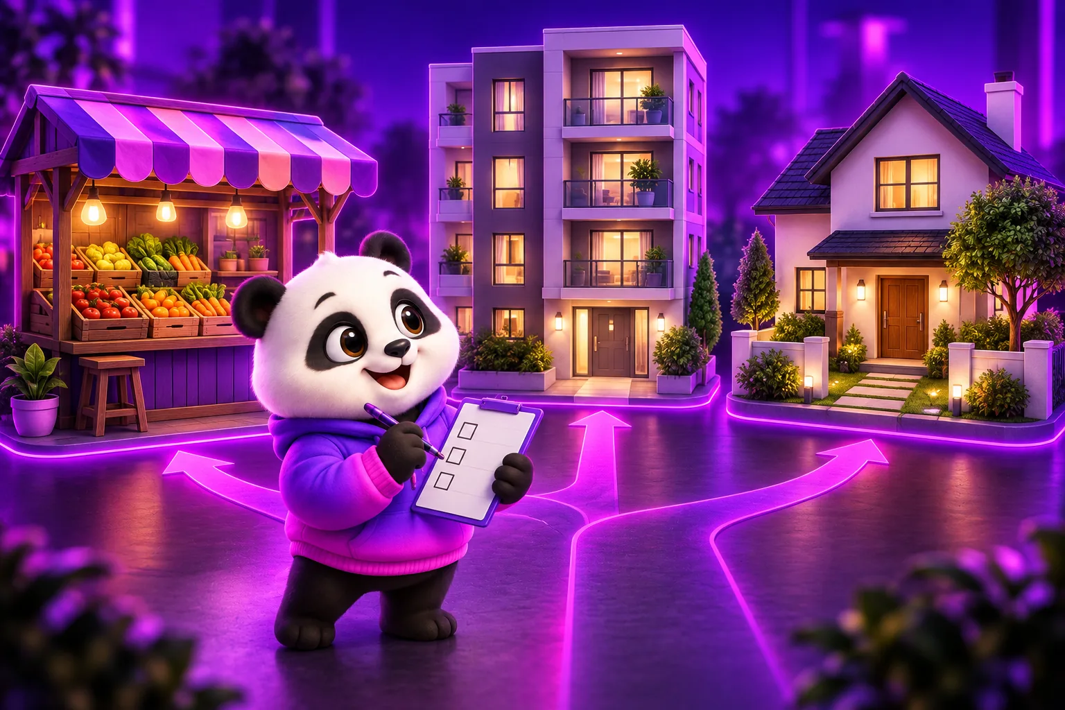 So sánh ba con đường: sạp chợ, căn hộ thuê và nhà riêng
