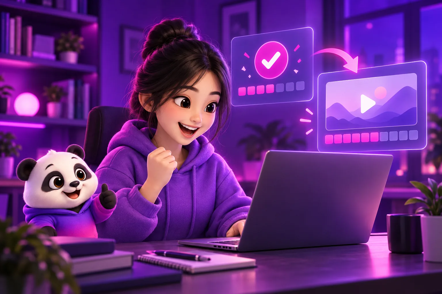 Học viên qua bài quiz ngắn rồi học tiếp bài sau
