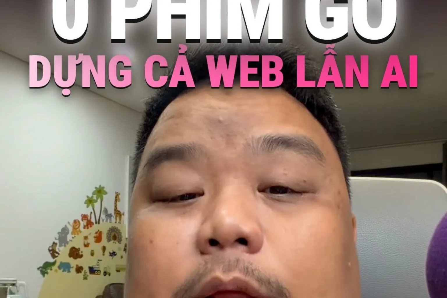 Hùng nói câu làm biếng thứ nhất: 0 phím gõ, dựng cả web lẫn AI