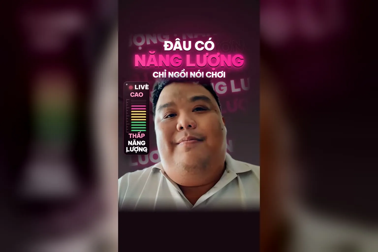 Hùng nói mình đâu có năng lượng, chỉ ngồi nói chơi