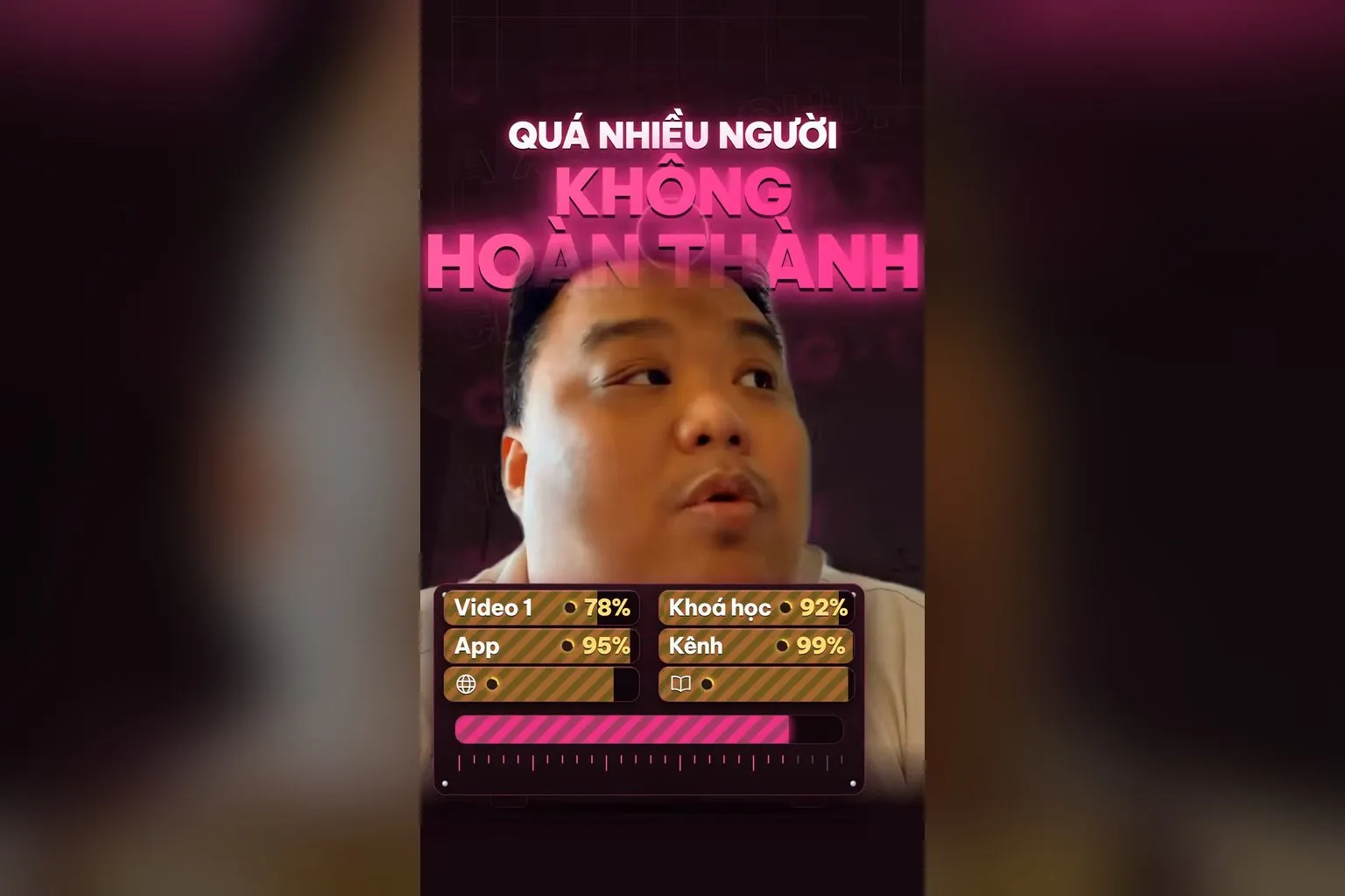 Làm video lấy feedback: quá nhiều người không hoàn thành video nào