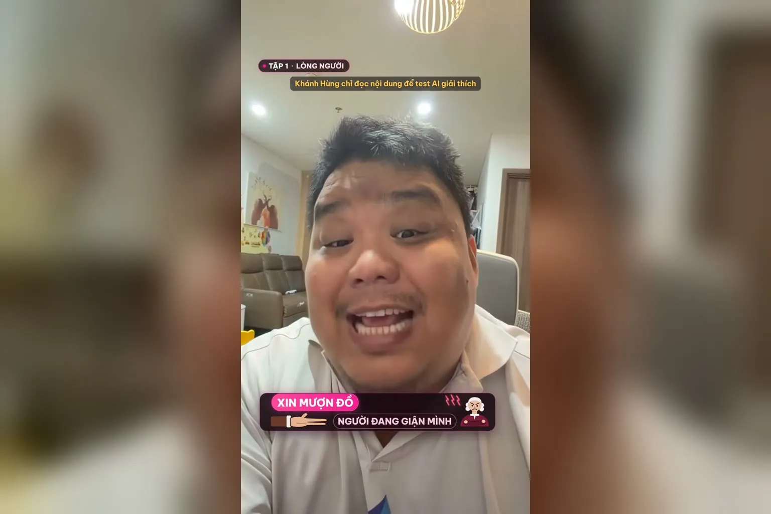 Hùng kể chuyện xin mượn đồ của người đang giận mình