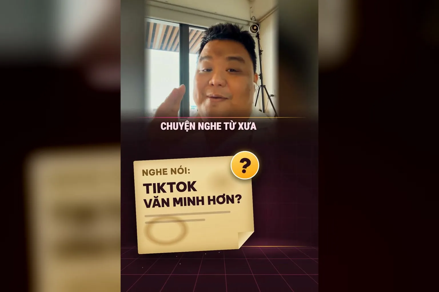 Tờ giấy ghi lời đồn nghe nói TikTok văn minh hơn