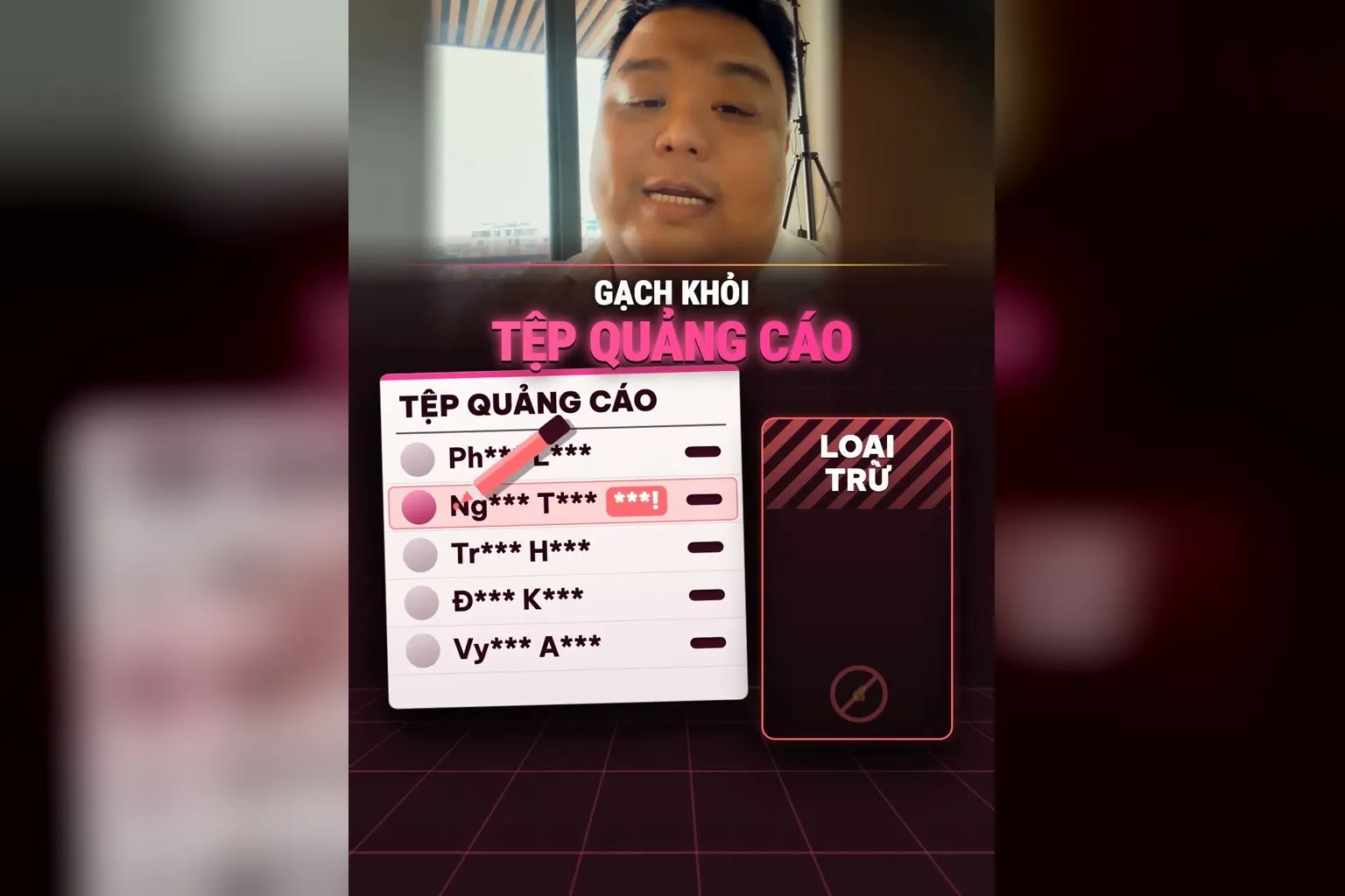 Người bình luận phá bị gạch khỏi tệp quảng cáo