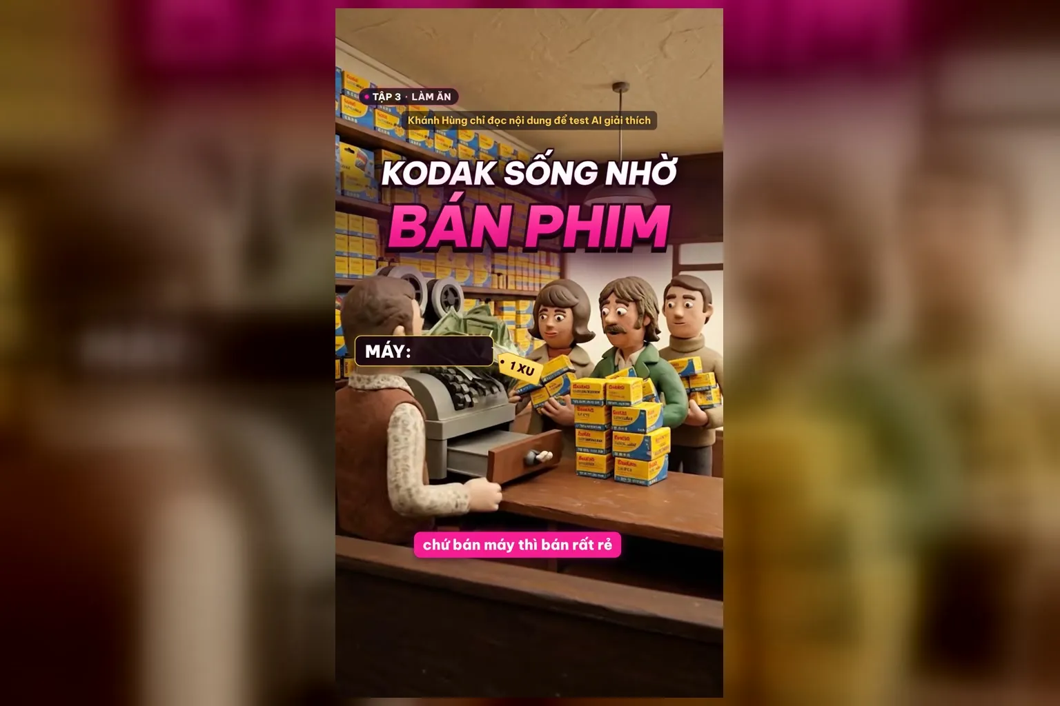 Hồi đó Kodak sống nhờ bán phim chụp hình