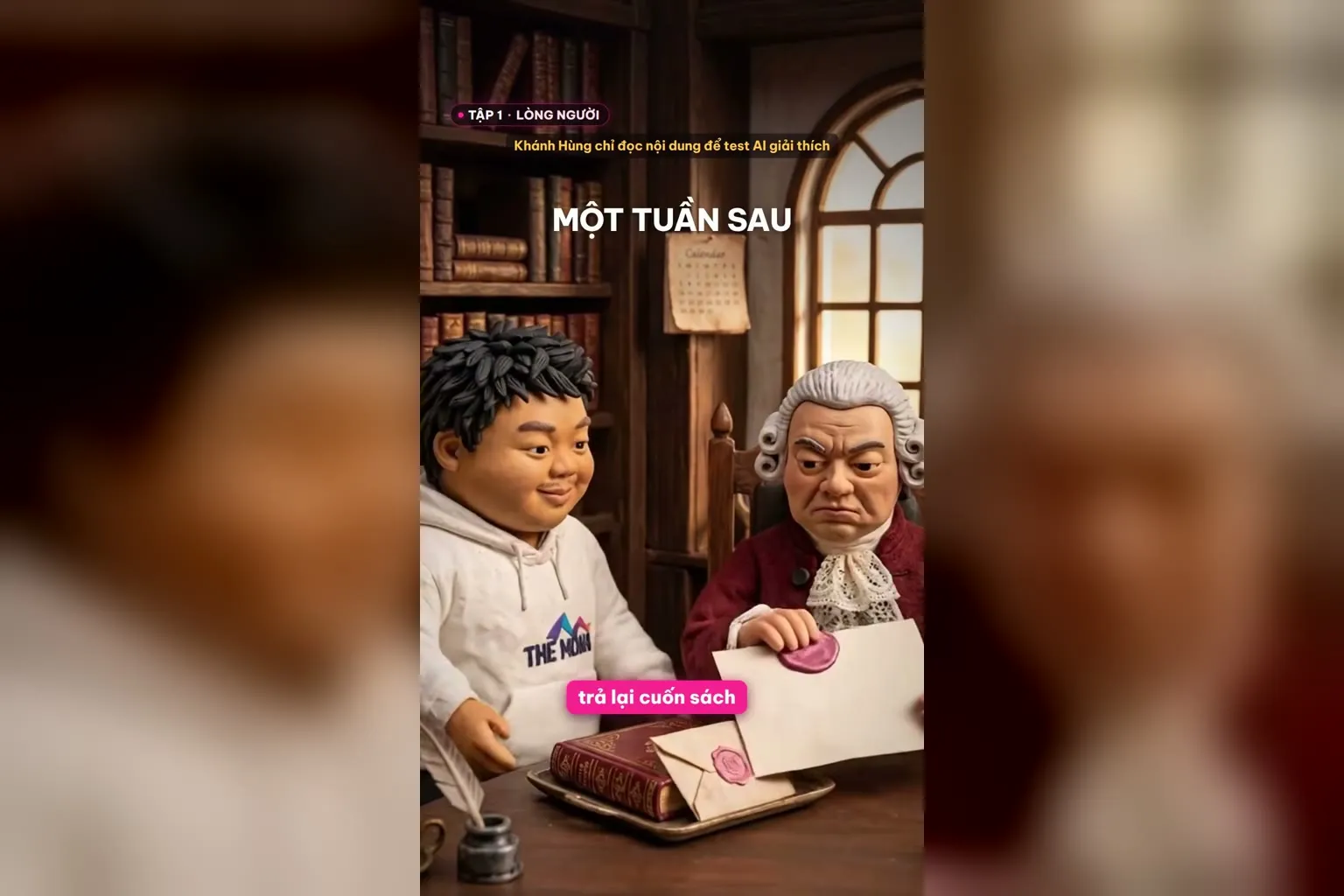 Một tuần sau Franklin trả lại cuốn sách cho ông nghị