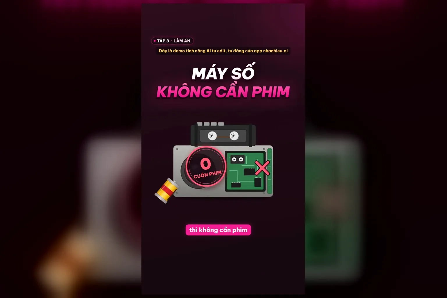 Máy ảnh số không cần cuộn phim nào