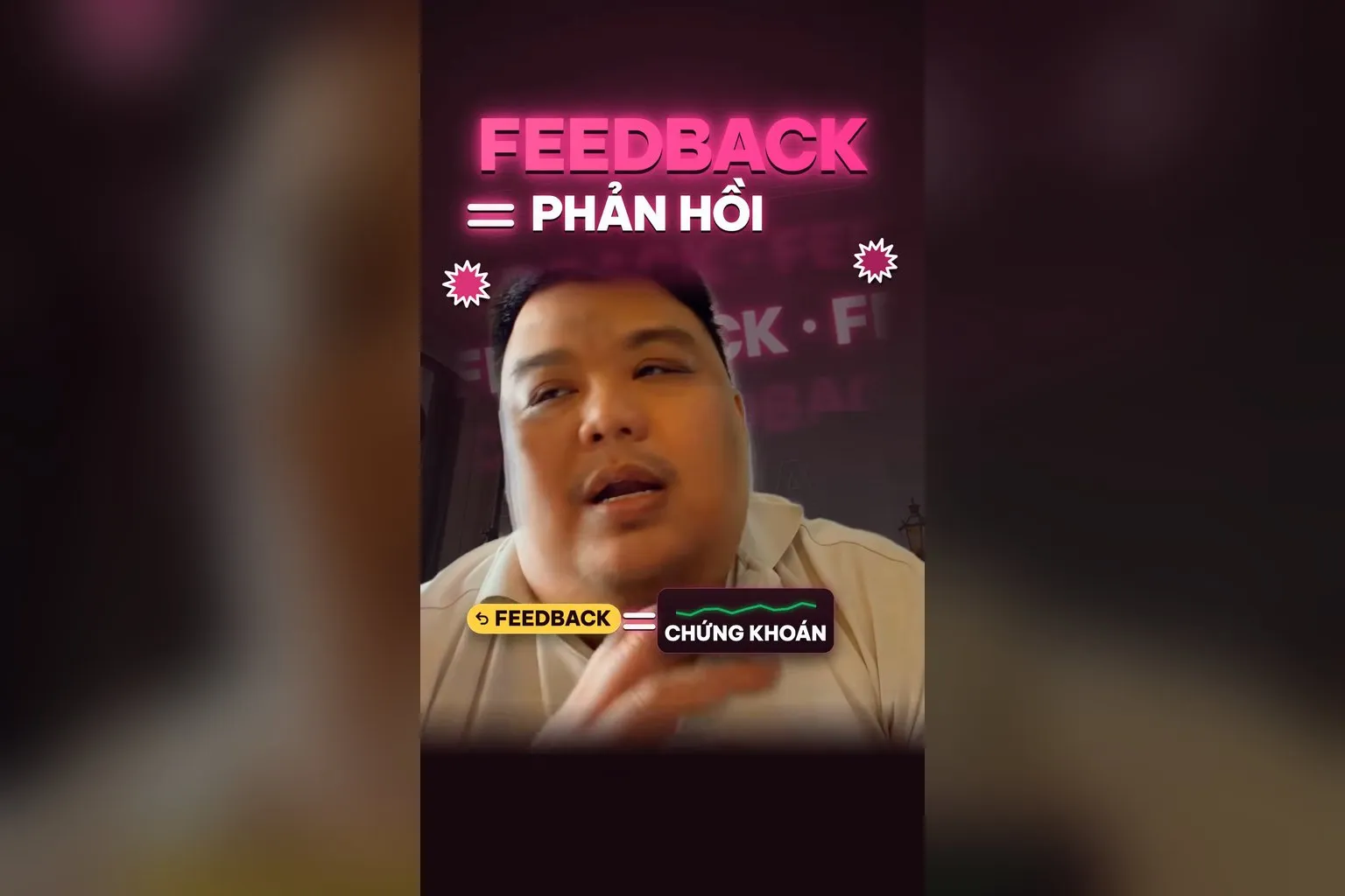 Feedback video khác chơi chứng khoán