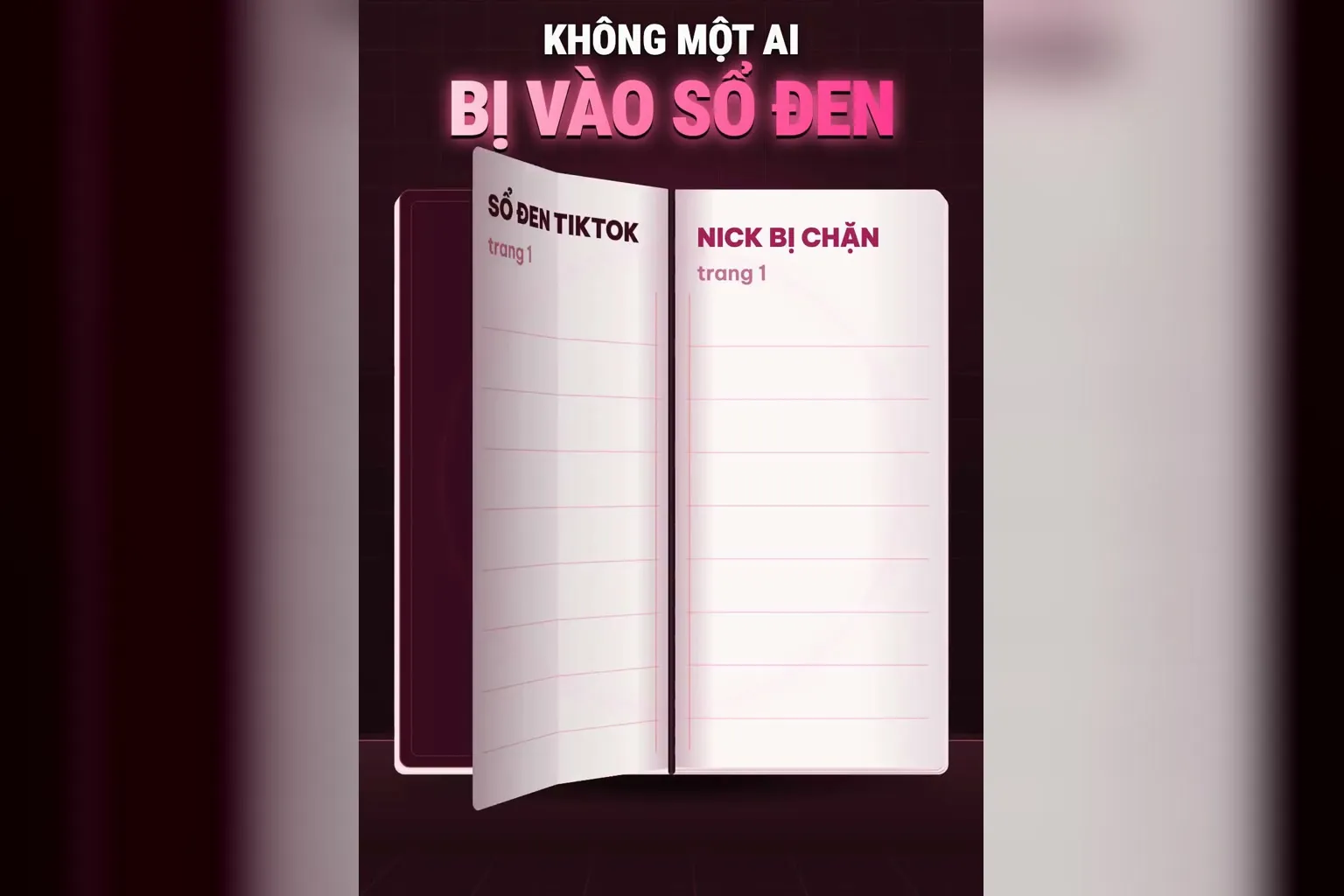 Sổ đen TikTok trắng tinh, không một ai bị chặn