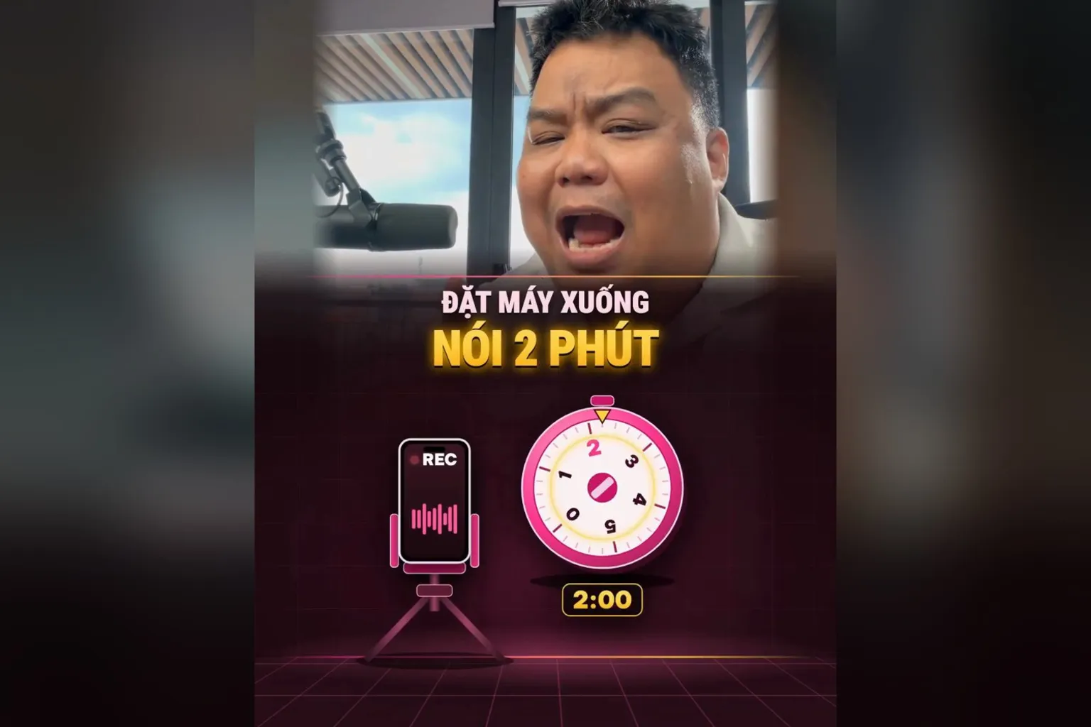 Đặt điện thoại xuống nói 2 phút