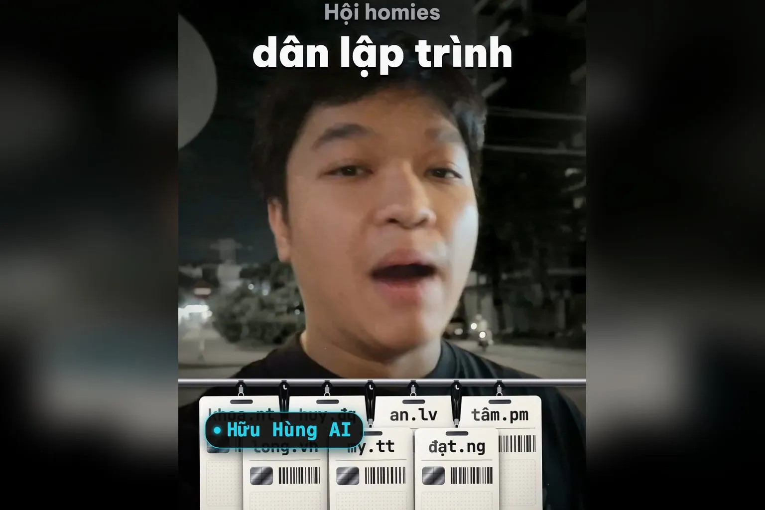 Video thực tế trên kênh Hữu Hùng AI trò chuyện cùng anh em ngành lập trình
