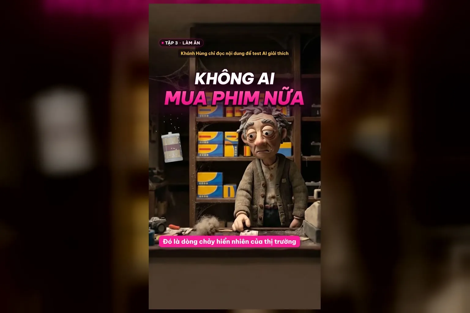 Không ai mua phim nữa, tiệm phim vắng hoe