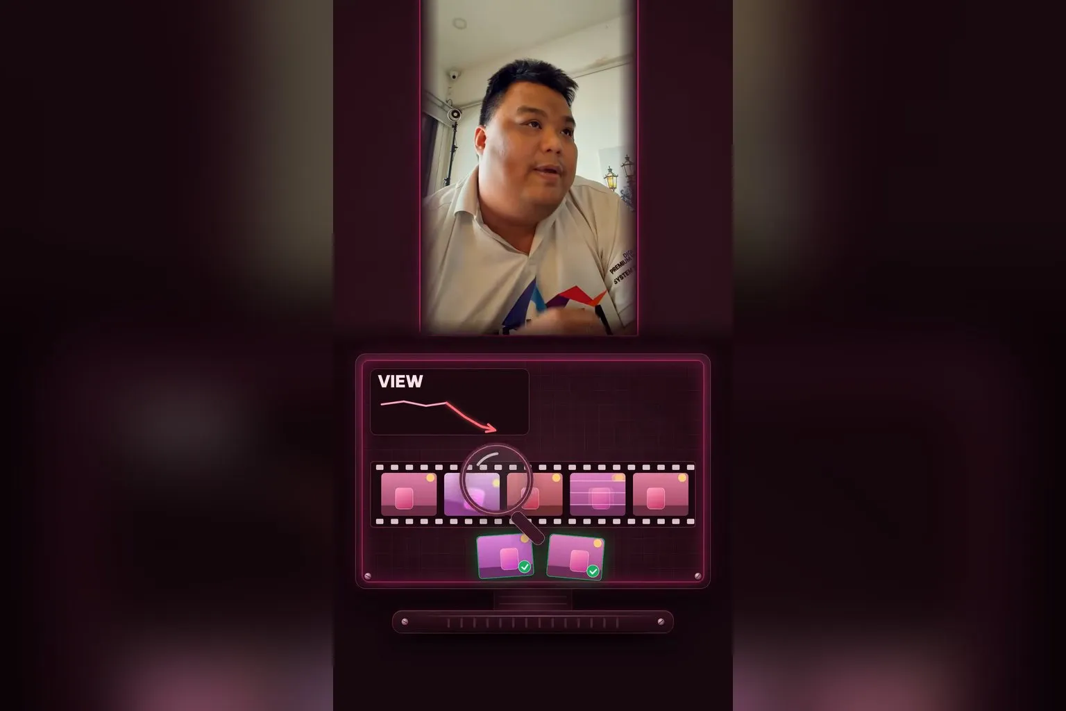 View tụt dần qua từng video là feedback