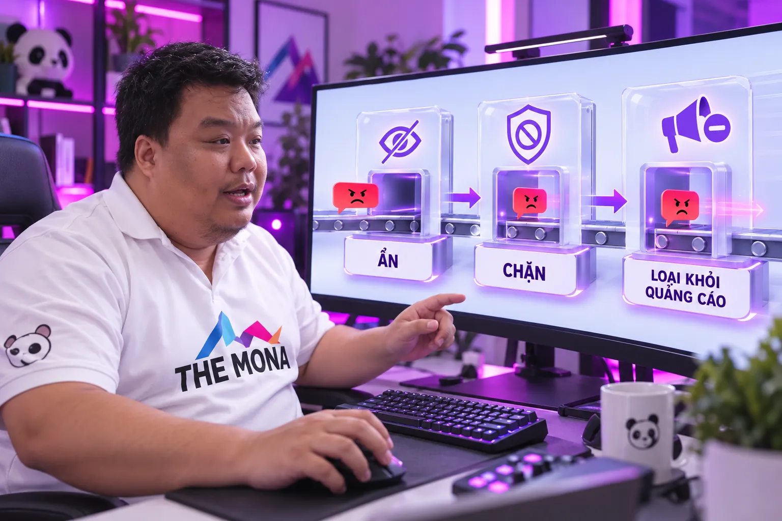 Lọc bình luận tiêu cực fanpage gồm 3 việc: ẩn bình luận, chặn khỏi trang, loại khỏi tệp quảng cáo