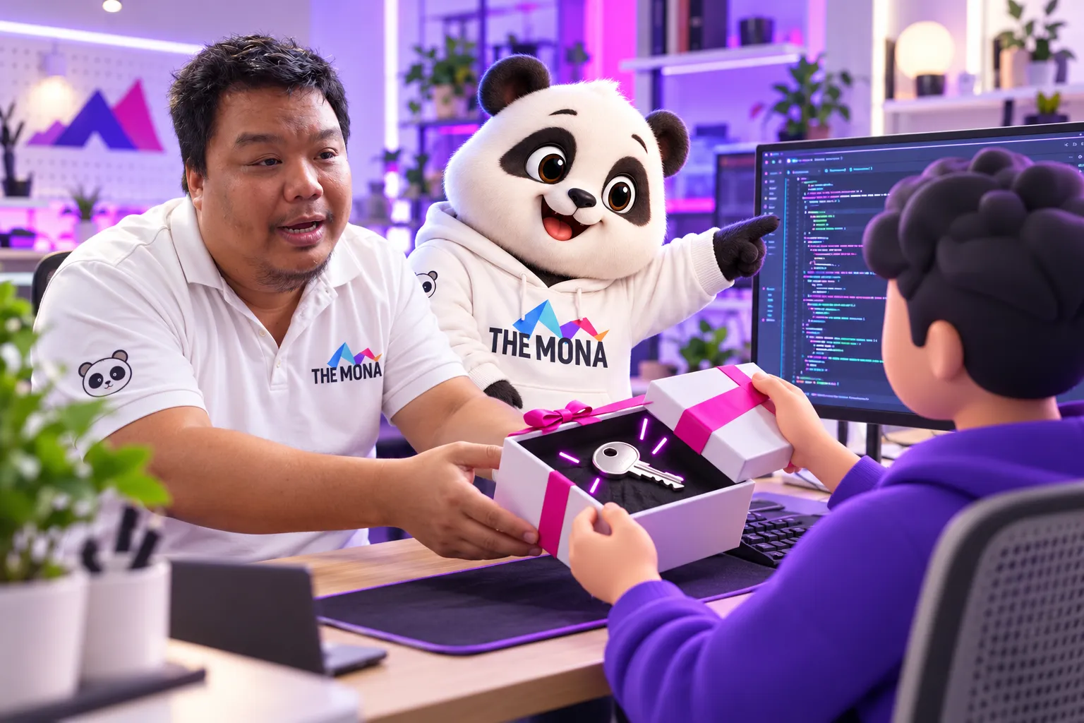 Hùng bàn giao phần quản trị nhân hiệu AI cho lập trình viên
