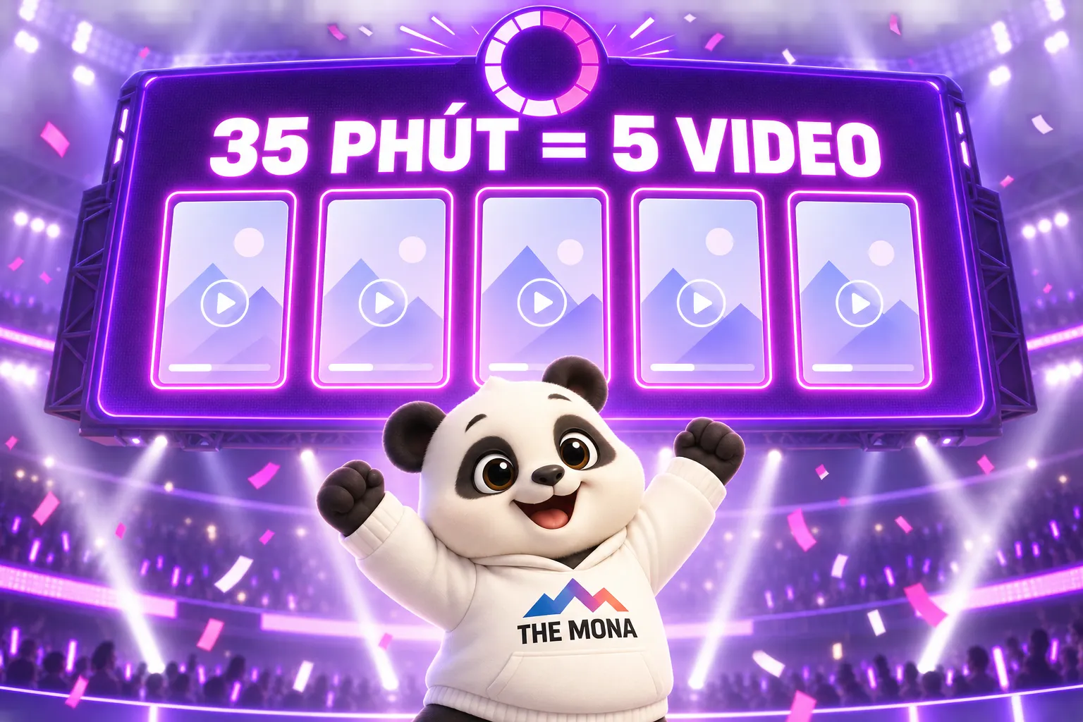 Kết quả 35 phút lái xe quay được 5 video ngắn