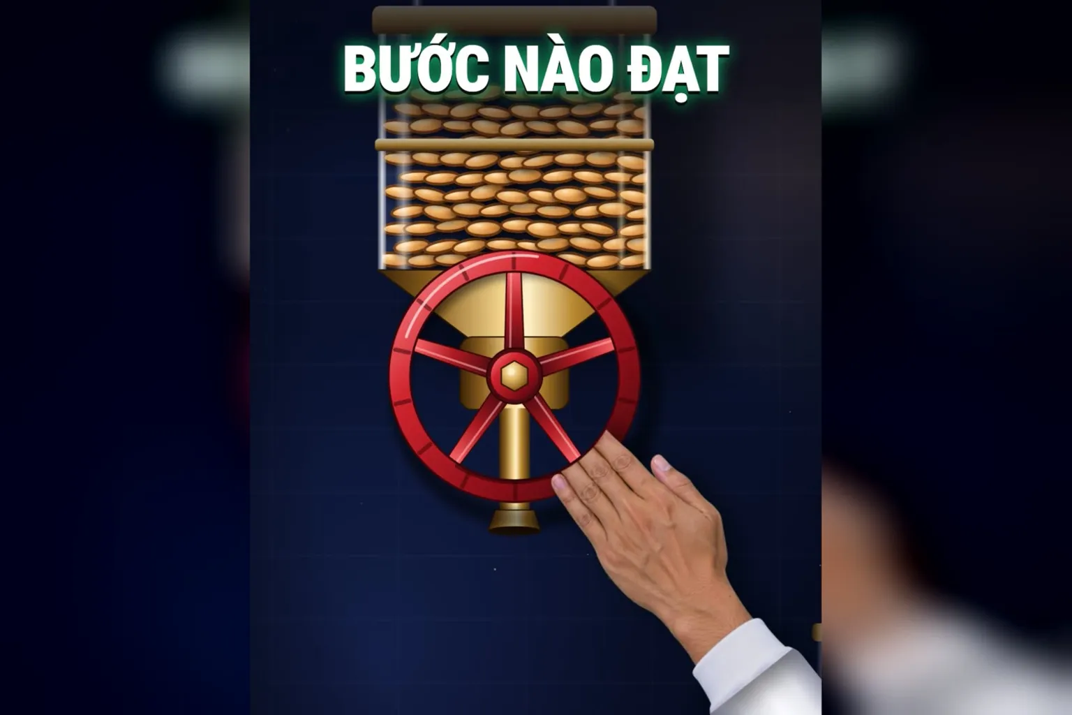 Bước nào đạt mới bung tiền: tay xoay van đỏ dưới bồn tiền trong video ngắn