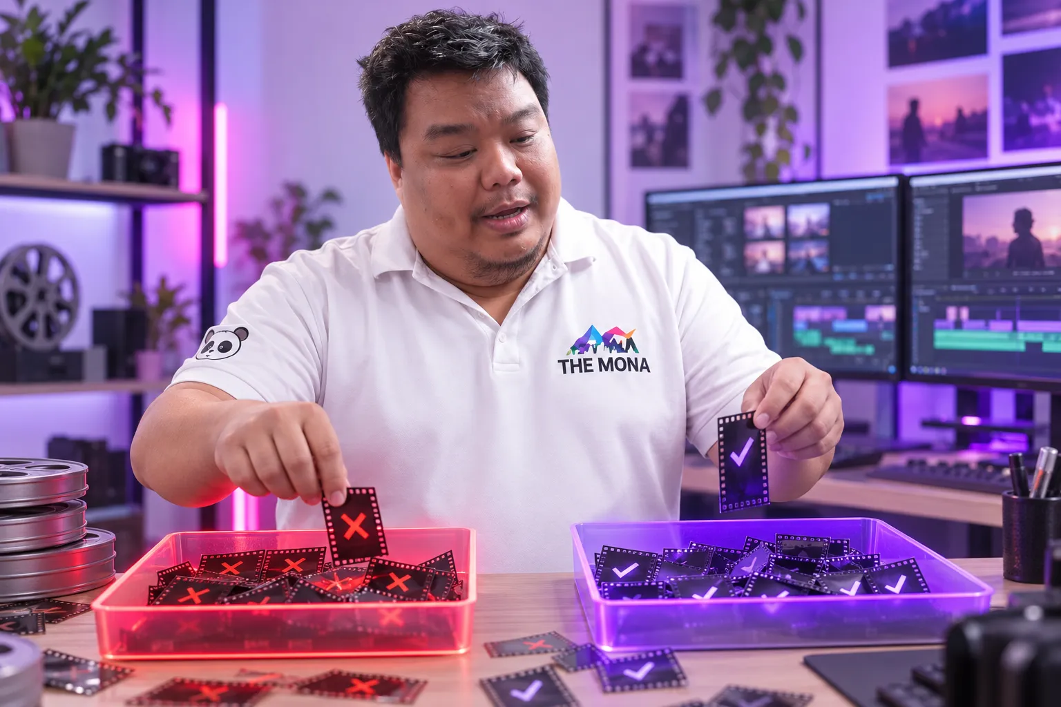 Phân loại đoạn cắt và đoạn giữ khi cắt thô video