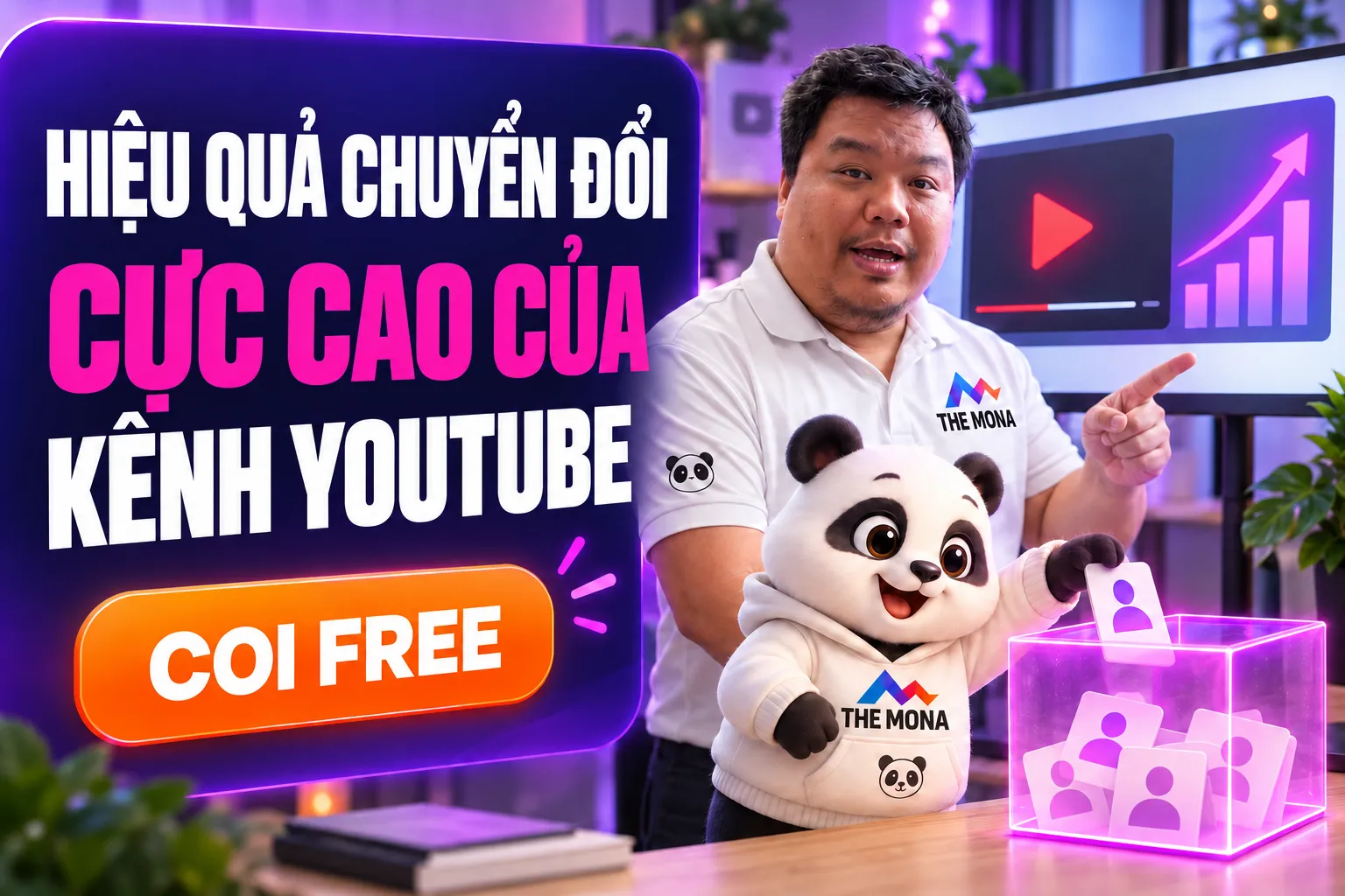 Video FREE Hiệu quả chuyển đổi cực cao của kênh Youtube của Khánh Hùng Academy