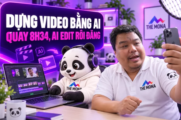 AI dựng video tự động: Hùng và gấu THE MONA