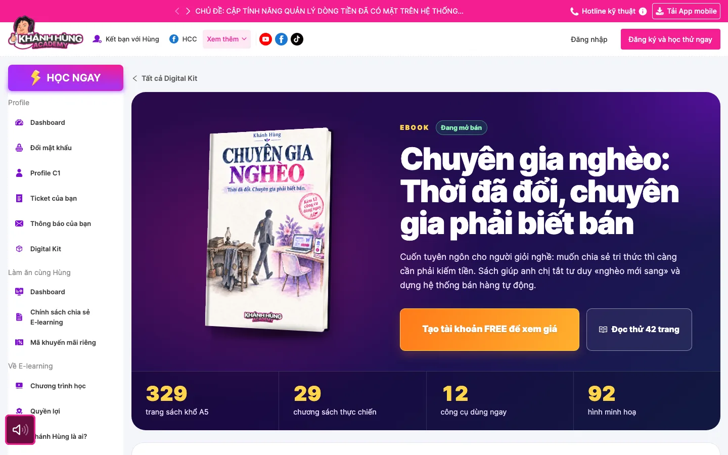 Ebook Chuyên gia nghèo trong mục Sách và tài liệu Khánh Hùng Academy