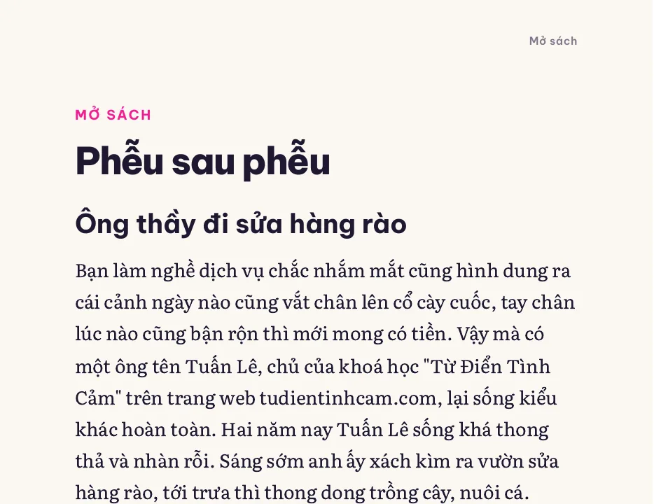 Trang mở sách Phễu sau phễu trong ebook Thang Đại Sứ