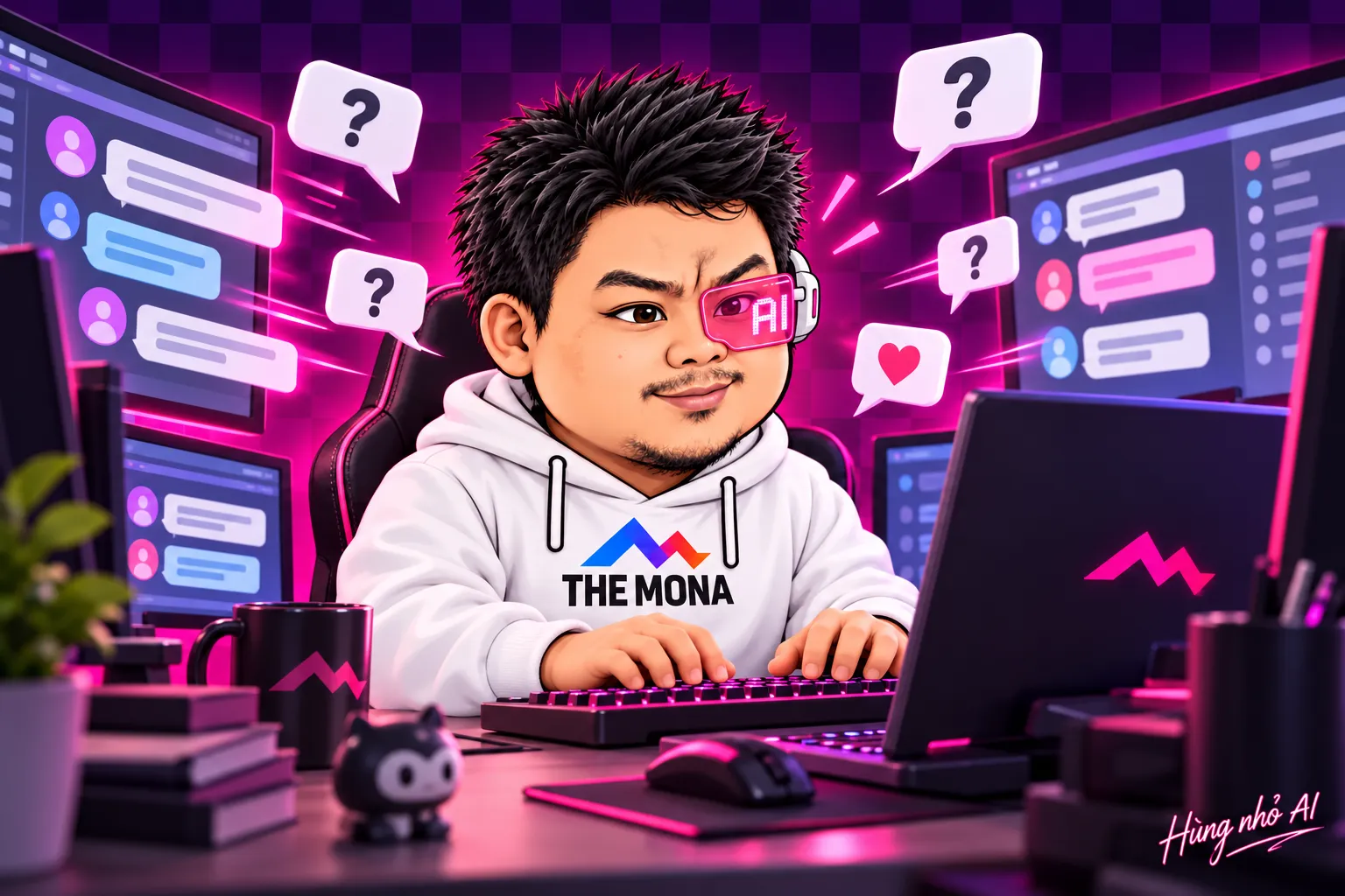 Hùng nhỏ AI trực comment và inbox trên fanpage, YouTube, TikTok, Instagram, Threads