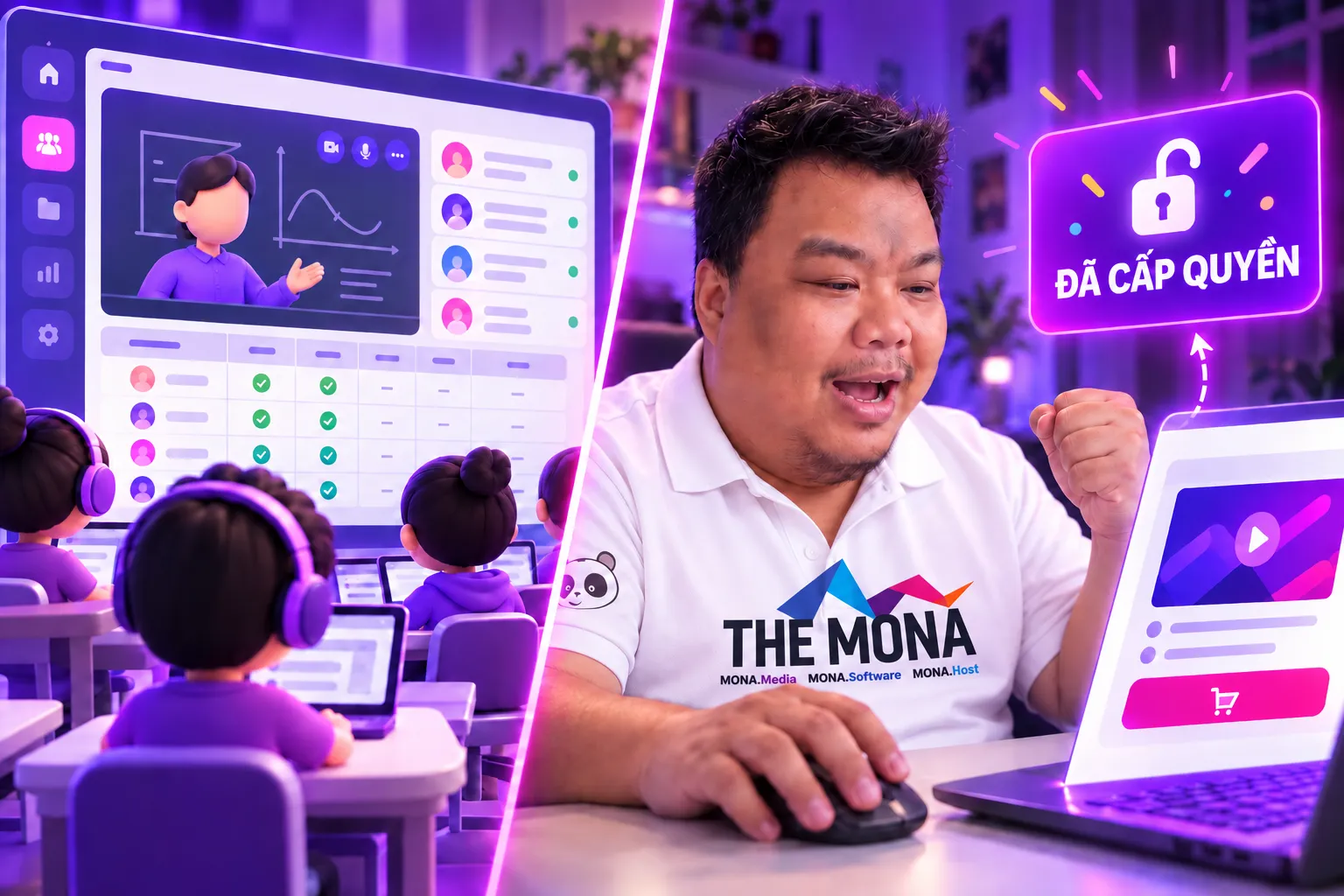 LMS cho trường học khác LMS để bán khóa học