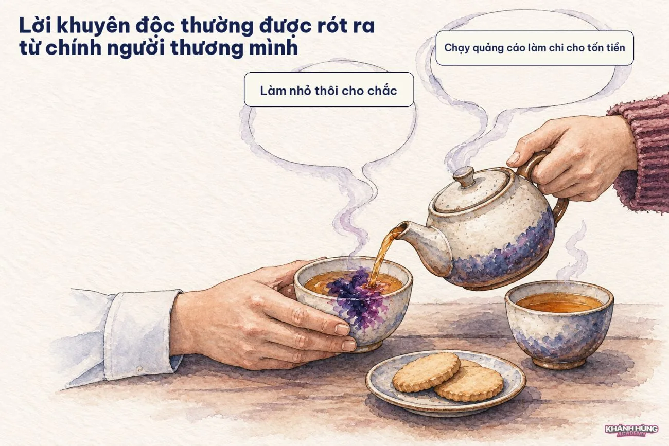 Lời khuyên độc từ người thương, cảnh báo ngụy doanh nhân