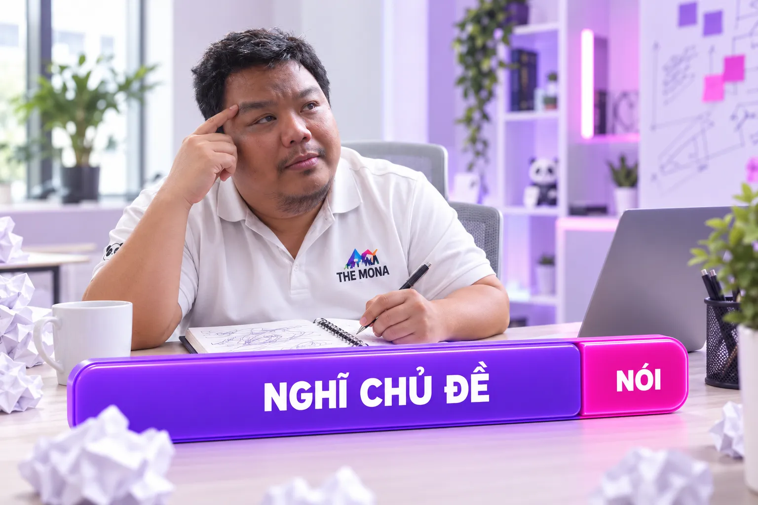 Khâu tốn thời gian nhất khi làm content mạng xã hội là nghĩ chủ đề, phần nói rất ngắn
