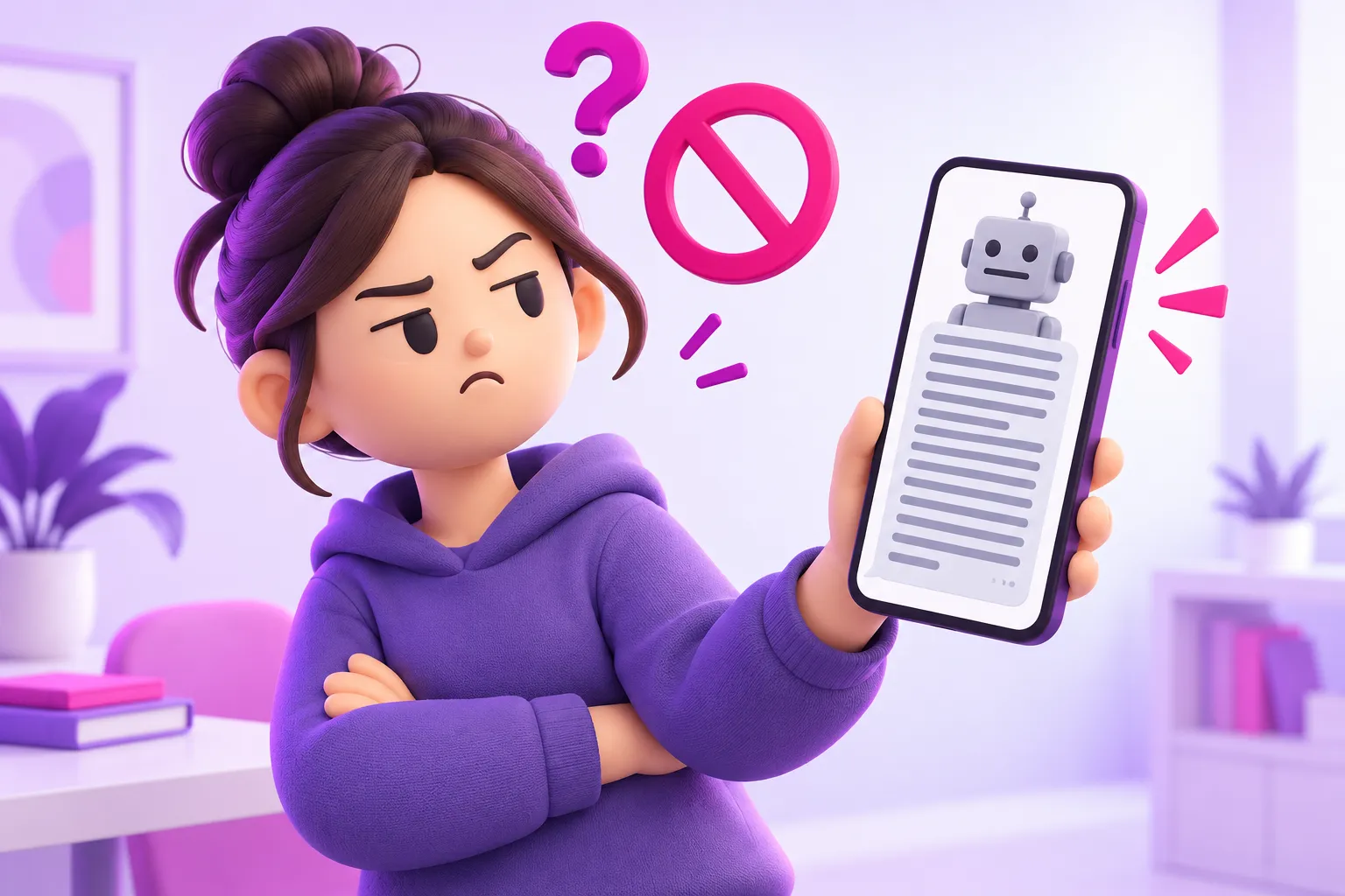 Người dùng không tin bot, quay mặt khỏi chatbot trả lời khuôn mẫu dài dằng dặc