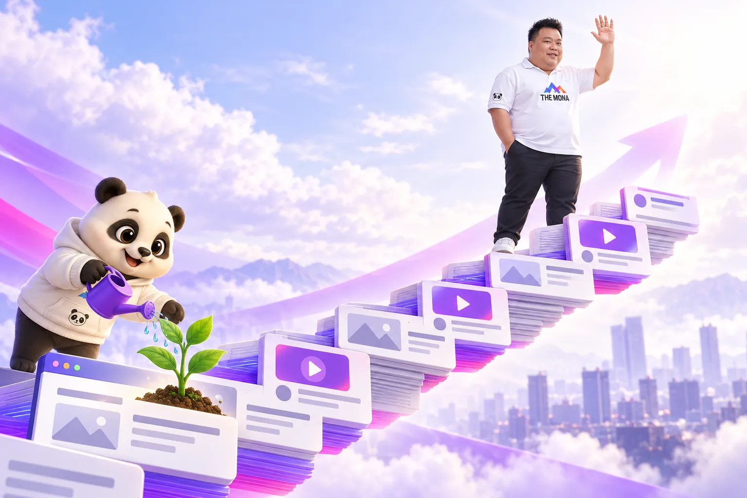 Video ngắn và bài website cộng dồn theo từng ngày thành nhân hiệu chuyên gia