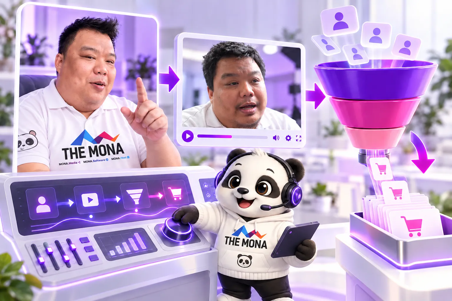 Nối thương hiệu cá nhân vào khóa học và phễu tự động