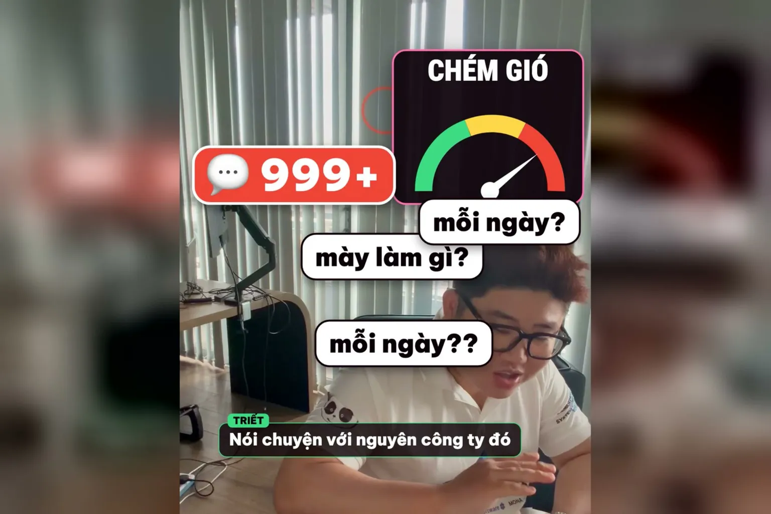 Đi setup doanh nghiệp là nói chuyện với nguyên công ty: bong bóng mày làm gì, mỗi ngày, 999+ tin nhắn