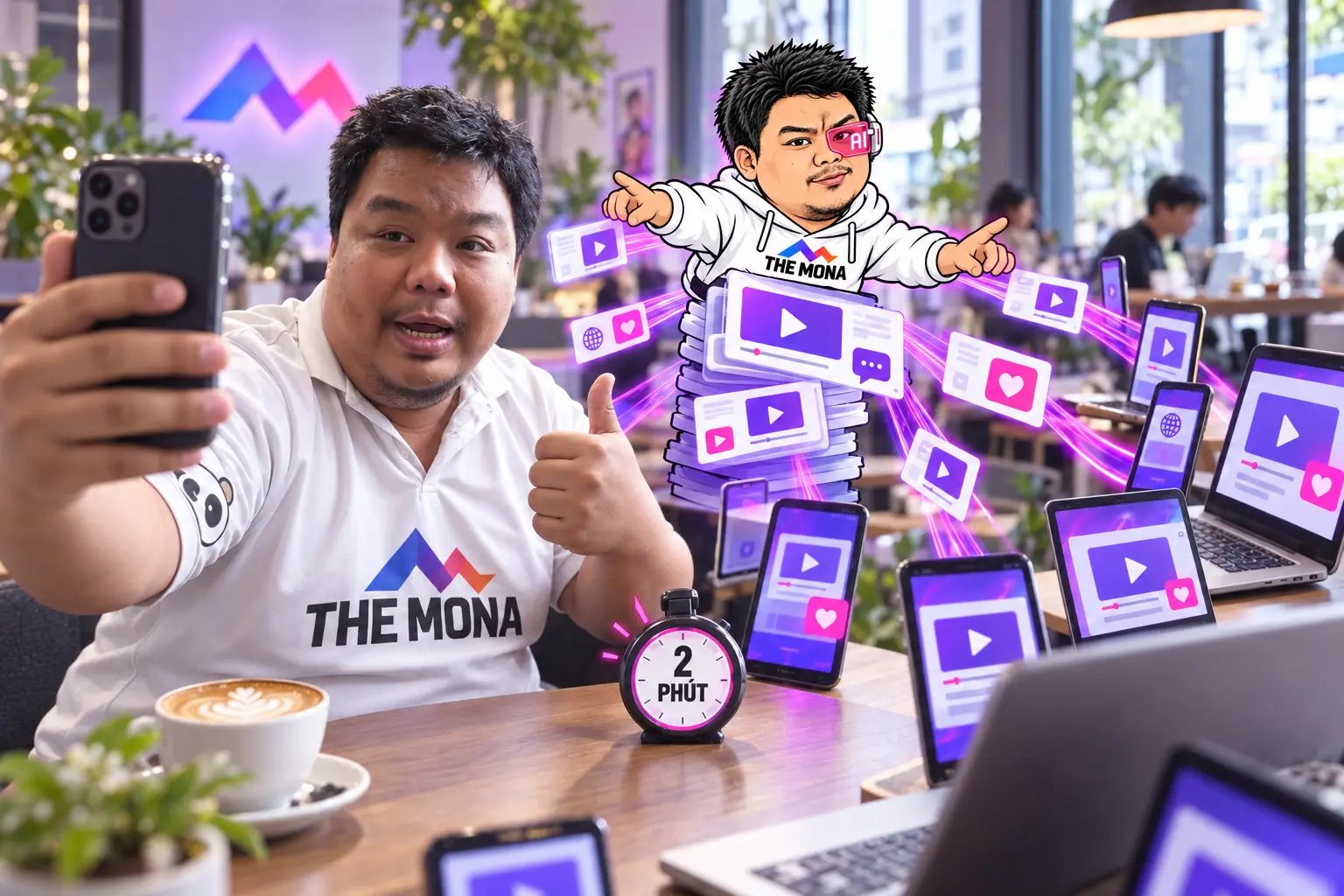 Personal branding thời AI: quay 2 phút, Hùng nhỏ AI lo phần còn lại