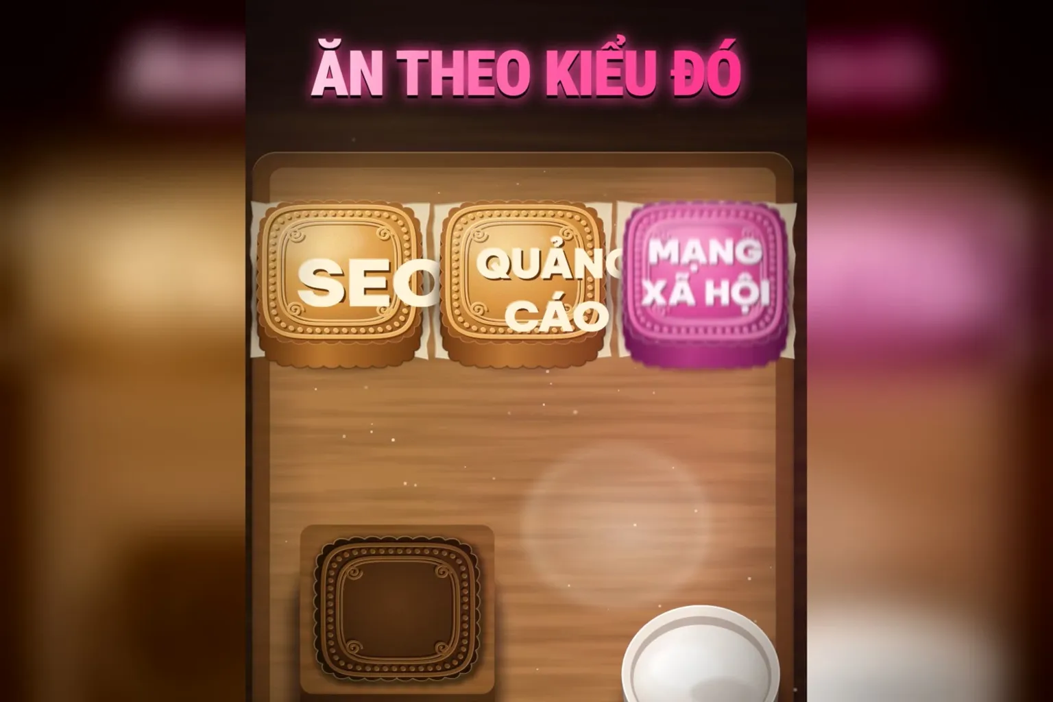 SEO, quảng cáo, mạng xã hội ăn theo cùng một kiểu chắc cú: ba khối gỗ xếp cạnh nhau
