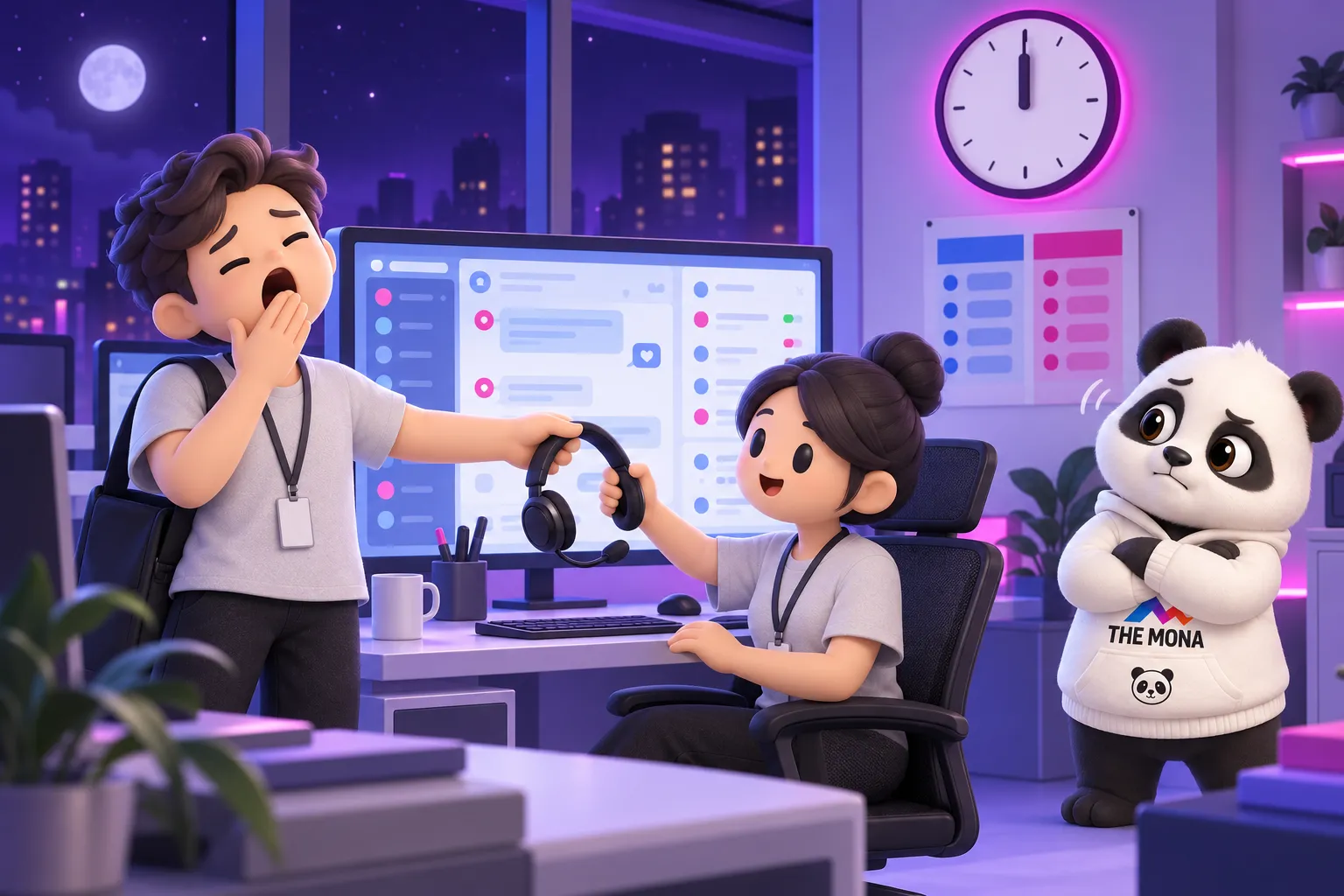 Thuê người trực mạng xã hội: một kênh cần hai người thay ca