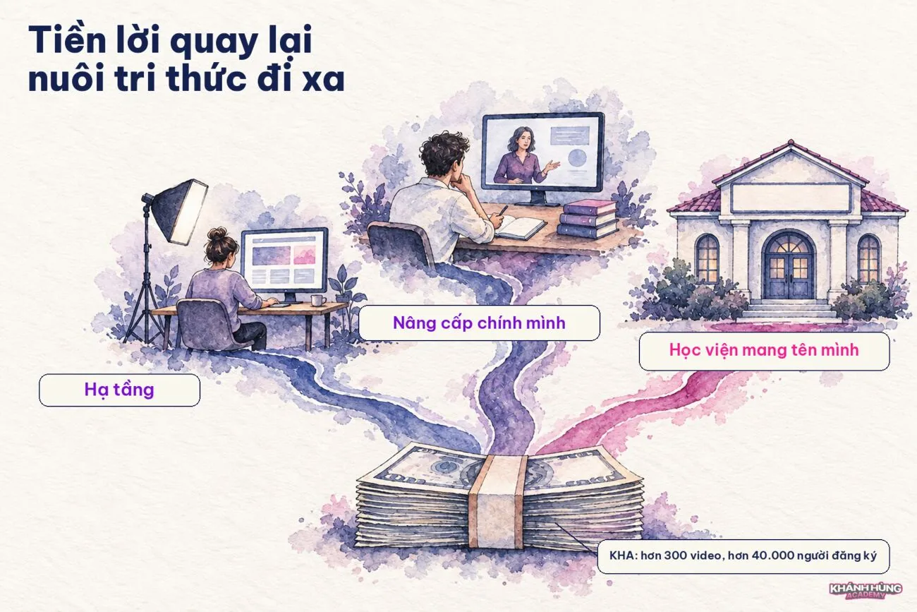 Tiền lời nuôi hạ tầng và người dạy, Solo Edupreneur