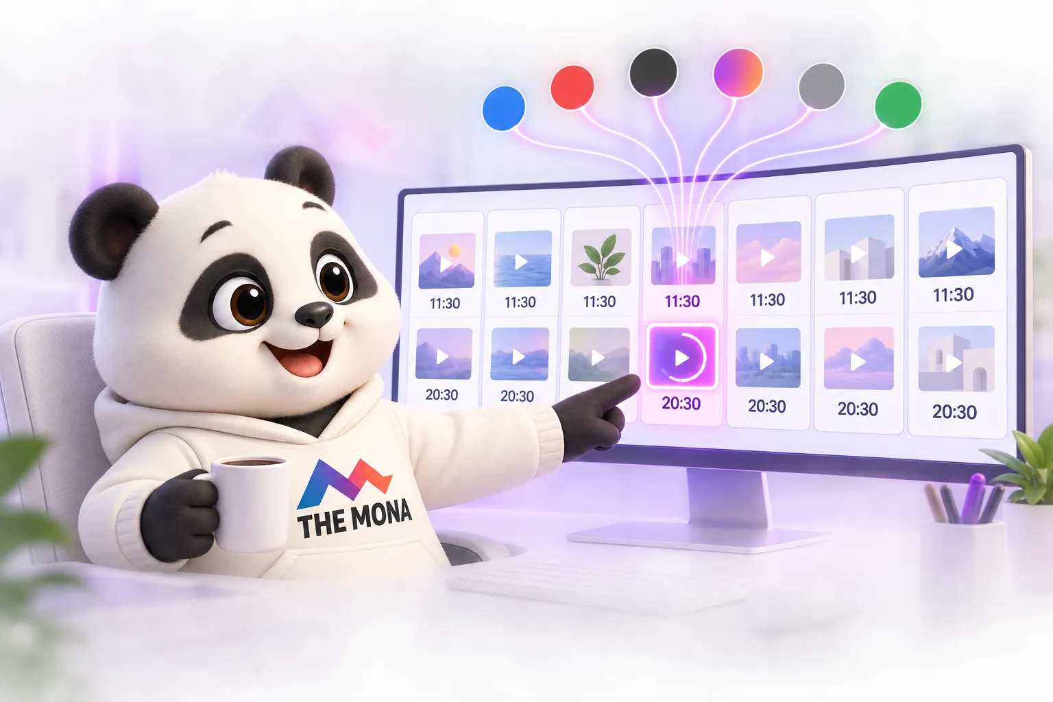 Trạm quản trị mạng xã hội tự động là gì: lịch 2 cử 11:30 và 20:30, AI tự đăng lên các kênh