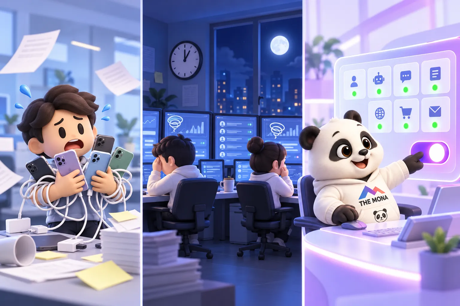 So sánh tự đăng tay, thuê người trực fanpage và hệ quản lý mạng xã hội đa kênh có AI