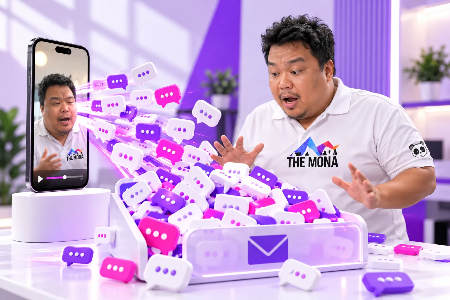 Video chỉ mấy ngàn view nhưng tin nhắn tràn đầy hộp thư TikTok