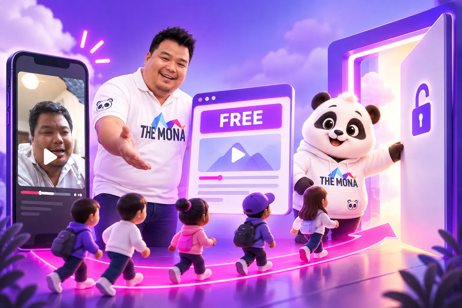Video ngắn kéo người xem tới bài học FREE rồi thành học viên