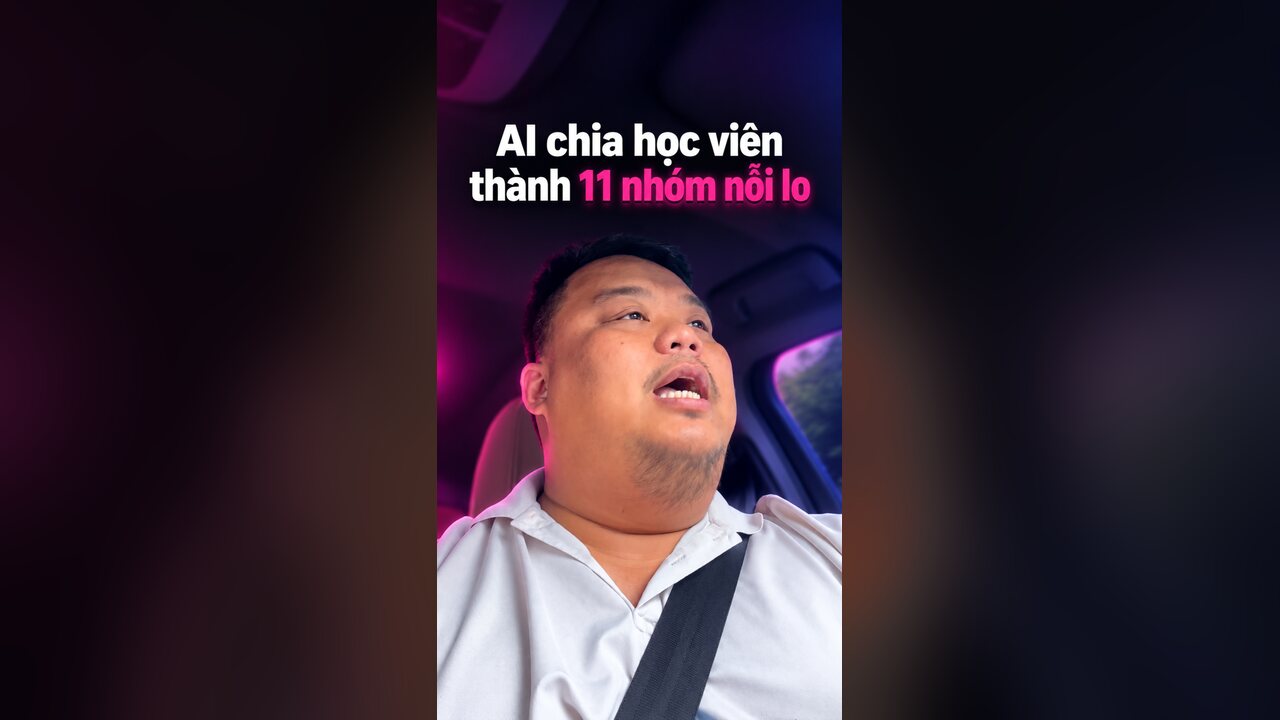 CJT: AI chia học viên thành 11 nhóm nỗi lo, bán khoá học tự động